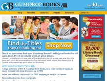 Tablet Screenshot of gumdropbooks.com